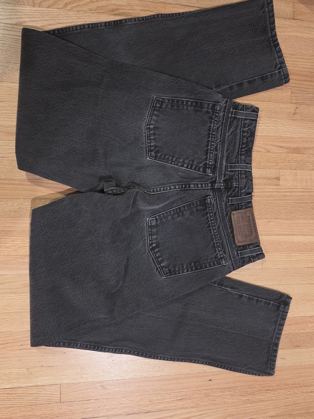 Resistol Westrrn Men's Black Denim Jeans - Classic Fit 30x36